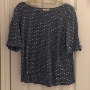 Ann Taylor polka dot shirt